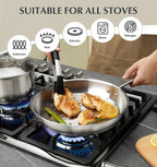 KOCH SYSTEME CS Stainless Steel Cookware Set 10 Piece, 18/10 Stainless Steel - Image 4