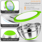 HaWare Mixing Bowls, 24-Piece Stainless Steel Salad Serving Bowl - Image 5