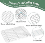 Homikit Baking Sheet with Wire Rack Set, Nonstick Jelly Roll Pan Baking Tray - Image 4