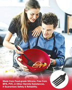 Silicone Flexible Cooking Fork, 11.6 Inch Heat Resistant, Large Non Stick - Image 6