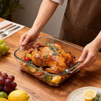 6"x6" Baking Pan, Square Baking Dishes 2 Pack Glass Bakeware Dish - Image 6