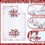 Bencailor 12 Pcs Farmhouse Kitchen Decor and Accessories Sets 4 Red Kitchen - Image 4