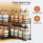 Mystozer Pull Out Spice Rack Organizer - Image 6