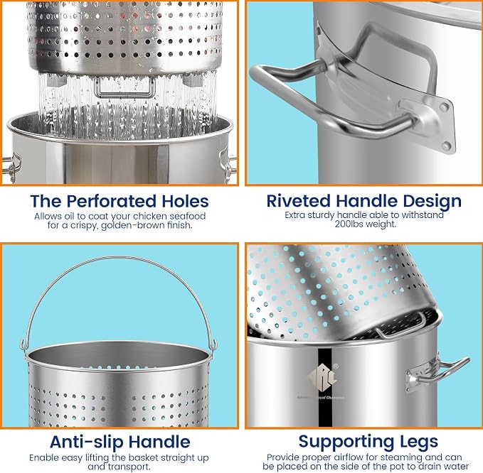 ARC Advanced Royal Champion 40QT Stainless Steel Stockpot - Image 3