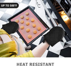 1 Pair Short Oven Mitts - Image 2