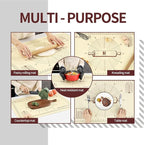 Silicone Baking Mat, Extra Thick Dough Rolling Pad - Image 6