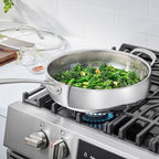 Cuisinart PureClad™ Triple Ply Stainless Steel 5.5 Qt. Saute Pan w/Cover - Image 3