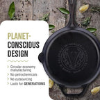 Victoria 10-Inch Cast Iron Skillet, Pre-Seasoned Cast-Iron Frying Pan - Image 5