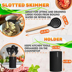 14 PCs Black Silicone Cooking Utensils Set - Image 5