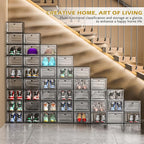 7 code Thicken & Sturdy Clear Shoe Storage Organizer - Image 4