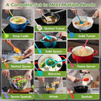 Onader Silicone Kitchen Utensils, Non Toxic Cooking Utensils Set - Image 7