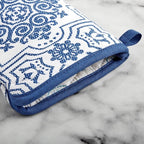 Martha Stewart Strie Medallion Oven Mitt 2-Pack Set - Image 3