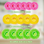 Mwellewm Plastic Bowl Covers Elastic Reusable Food Storage Stretch Saran Wrap - Image 4