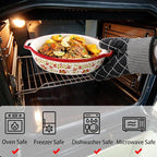 Peohud 3 Pack Ceramic Baking Dishes, 50 Oz Large Casserole Dish - Image 6