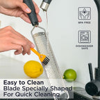 Deiss PRO Lemon Zester & Heavy Duty Cheese Grater & Vegetable Grater — Parmesan - Image 4