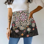 Server Apron with 3 Pockets, Waterproof Oil Waitress Waiter Half Apron - Image 2
