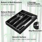 Besilord Bamboo Silverware Holder - Image 3