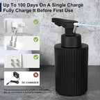 Automatic Soap Dispenser Foaming Touchless: 9oz Black Plastic - Image 6