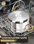 MICHELANGELO Stainless Steel Stock Pots - Image 5