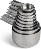 Hudson Essentials Stainless Steel Measuring Cups Set by HudsonEssentials