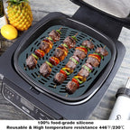 Replacement Stainless Steel Splatter Shield and Reusable Silicone Liner Set - Image 5
