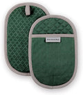 KitchenAid Asteroid Pot Holder 2-Pack Set, Pebbled Palm Green by KitchenAid