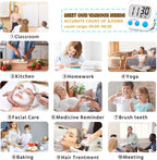 Timer for Kids Teachers Digital Kitchen Timers for Cooking Large Magnetic - Image 4
