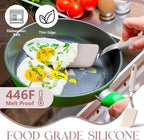 Silicone Cookie Spatula Turner 2 Pack Mini Brownie Spatula Flexible Kitchen - Image 4