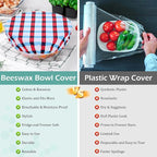 5-Size Reusable Beeswax Bowl Covers - Image 7