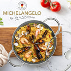 MICHELANGELO Stock Pot with Lid, 6 Quart Soup Pot with Ceramic Coating - Image 7