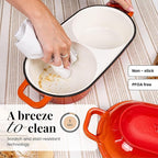 Dutch Oven For Sourdough Bread Baking – Enamelled Cast Iron Bread Loaf Pot – - Image 4