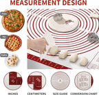 Silicone Baking Pastry Mat, Non Stick Dough Rolling Sheet - Image 3
