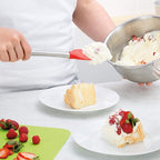 Tovolo Flex-Core Stainless Steel Handled Spoonula Spatula Spoon, Ergonomic Grip - Image 2