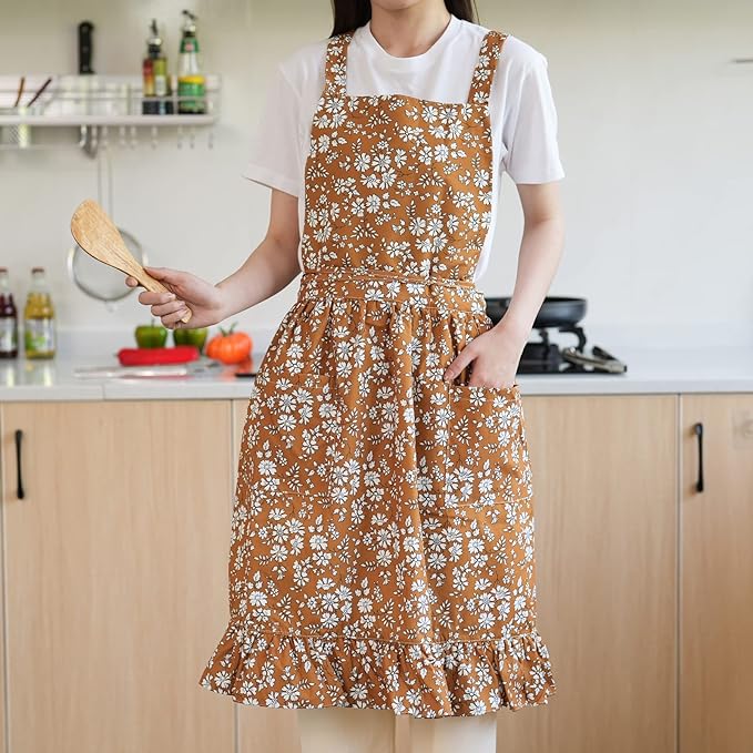 Pinknoke Vintage Pinafore Apron Dress - Image 5