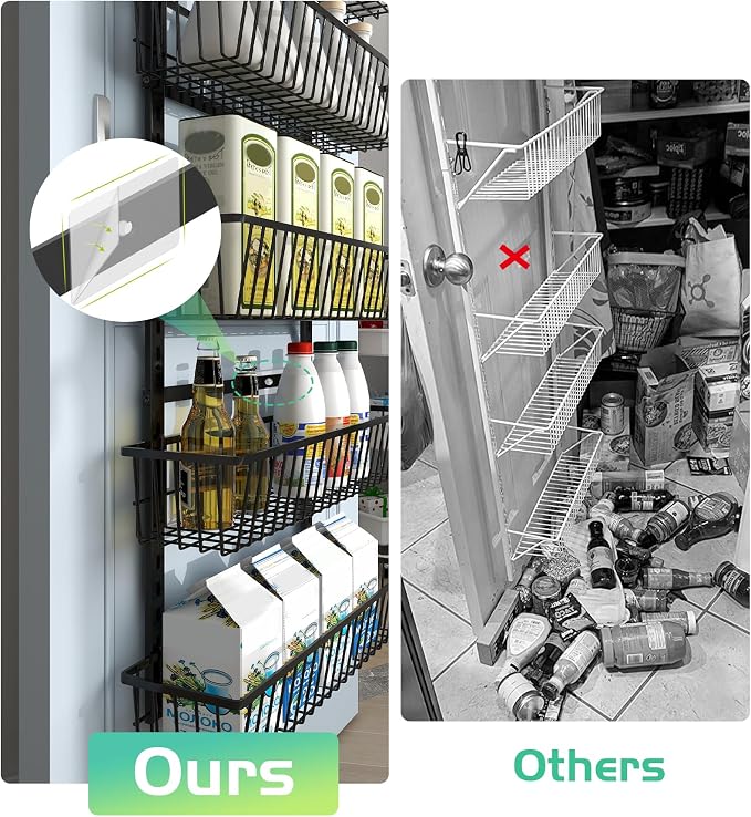 Mefirt Over The Door Pantry Organizer, Pantry Organization and Storage - Image 4