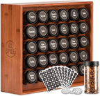 AllSpice Spice Rack Organizer, 525 Unique Labels, Countertop or Wall Mount by AllSpice