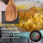 CORNER Teak Wooden Spoon for Cooking - Image 4