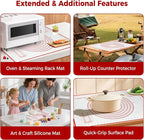 Extra Large Nonstick Silicone Pastry Mat 28x20Inch - Image 6