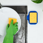 Zulay Kitchen Small Silicone Sponge Holder – Space-Saving Sink Organizer Tray - Image 3