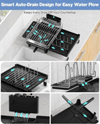 Expandable Dish Drying Rack, Dish Racks - Image 3