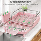 SNTD Dish Drying Rack, Expandable Dish Rack - Image 4