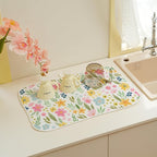 Spring Dish Drying Mat 18x24 Inches - Image 3