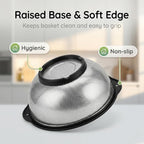 304 Stainless Steel Colander 3-Quart, Heavy Duty Metal Strainer - Image 3