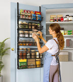 Mefirt Over The Door Pantry Organizer, Pantry Storage and Organization - Image 6