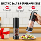 TempPro Electric Salt and Pepper Grinder Set Rechargeable, 110ml Automatic - Image 6