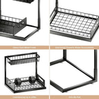 VUSIGN Under Kitchen Sink Organizer 2 Tier, Pull Out Under Sink Organizers and - Image 7
