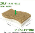16 Pack Biodegradable Natural Kitchen Sponge - Image 5