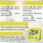 ZILLEEN Classroom Timer for Kids Teachers 2 Pack Digital Timers - Image 8