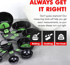 Chef Craft Easy to Ready Plastic Measuring Cup Set, 10 piece set - Image 3