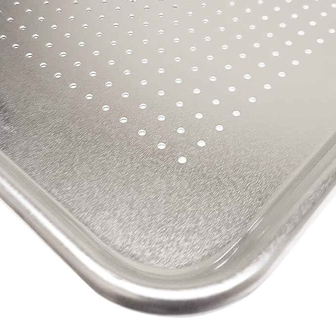 Excellante 18" X 26" Full Size Aluminum Sheet Pan, Perforated, Comes In Each - Image 3